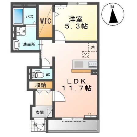 仮）阿見町新築アパートの物件間取画像